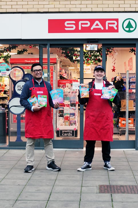 Bebeto staff in front of shop