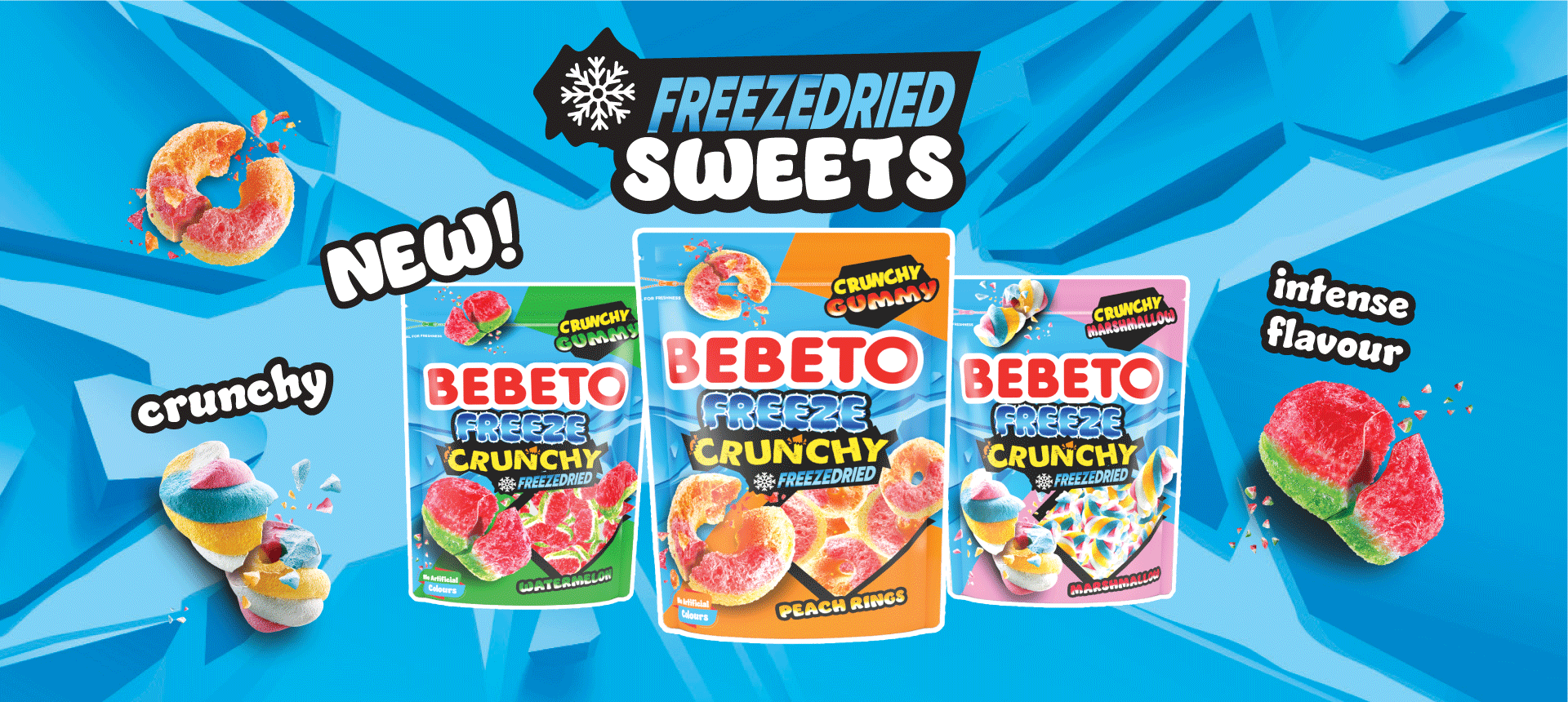 New Freeze Dried Sweets Bebeto UK